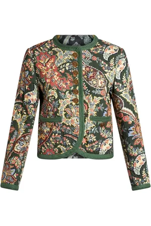 Etro Paisley-print cropped jacket