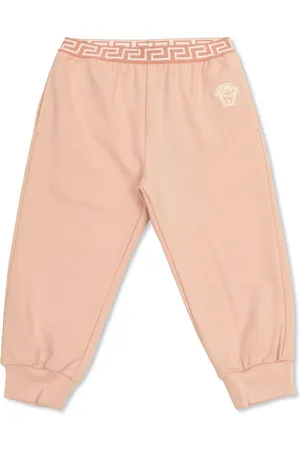 VERSACE Embroidered-logo sweatpants
