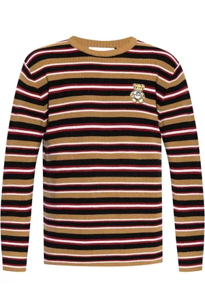 Moschino Striped virgin wool jumper