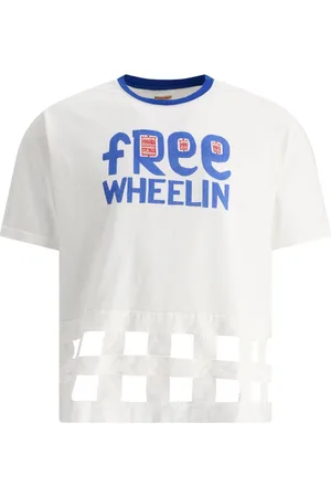 KAPITAL Cut-out cotton T-shirt