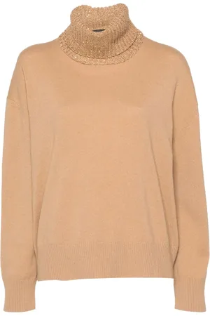 Fabiana Filippi Sequin-embellished knitted jumper