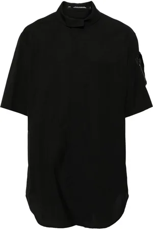 JULIUS Spread-collar short-sleeve shirt