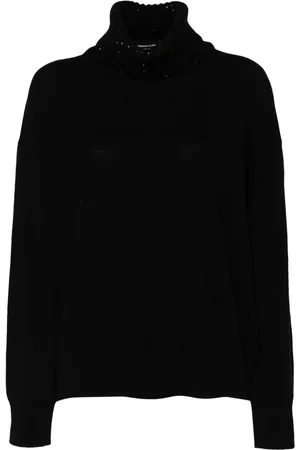 Fabiana Filippi Sequin-embellished knitted jumper