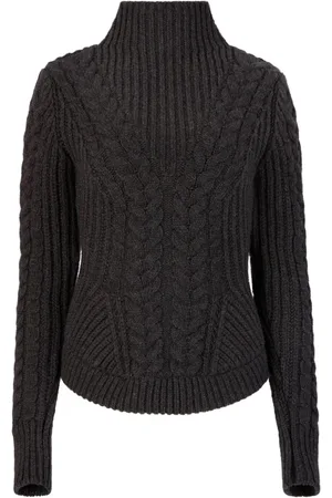 Nina Ricci Cable-knit wool-blend jumper