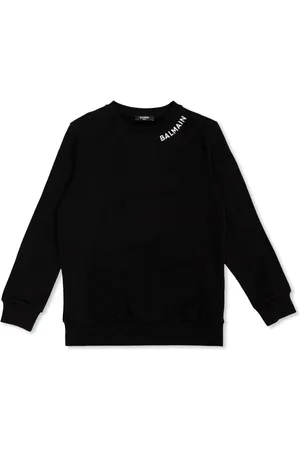 Balmain Logo-embroidered cotton sweatshirt