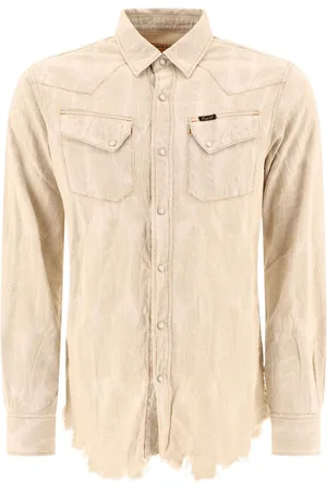 KAPITAL Distressed cotton shirt