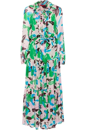 Carolina Herrera Abstract print tied dress