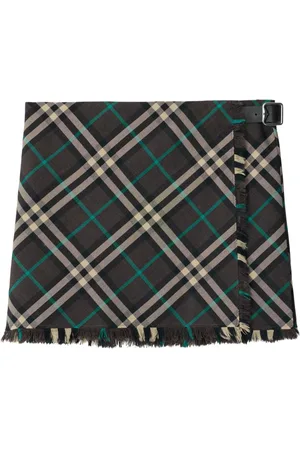 Burberry Check-pattern mini skirt