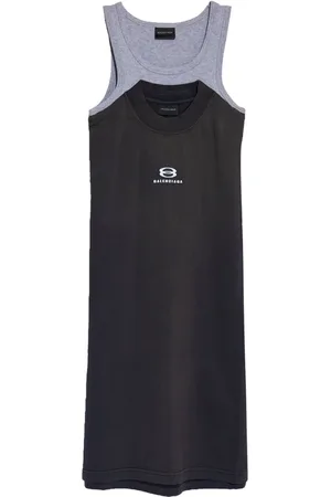 Balenciaga Layered sleeveless dress