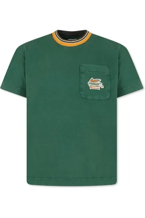 Etro Logo-patch cotton T-shirt