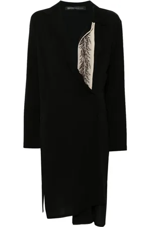 Ibrigu Wrap silk midi dress