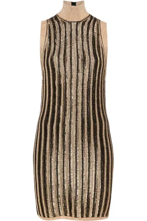 Tom Ford High-neck ribbed minidress
