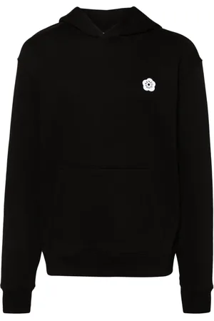 Kenzo Boke Flower-patch cotton hoodie