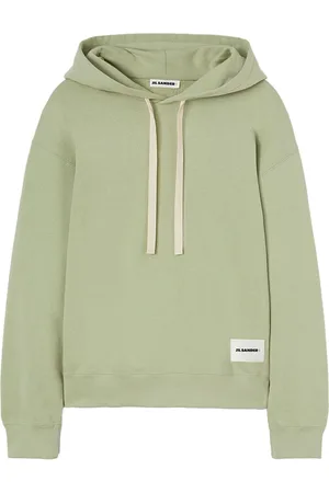 Jil Sander Logo-appliqué cotton hoodie