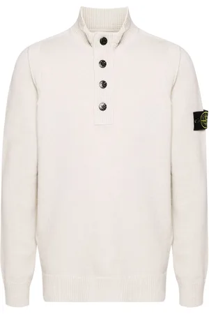 Stone Island Compass-badge wool blend jumper