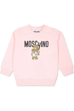 Moschino Teddy Bear-print cotton sweatshirt