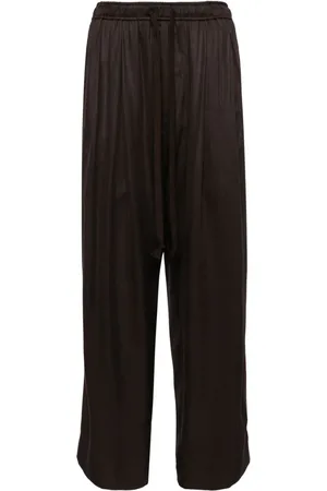 ZIGGY CHEN Drawstring wide-leg trousers