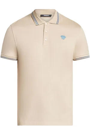 VERSACE Medusa cotton polo shirt