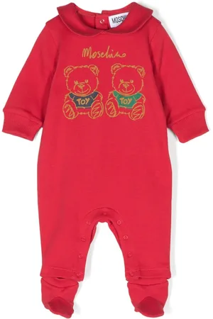 Moschino Teddy Bear-motif cotton pajamas