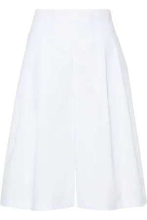 PIERANTONIO GASPARI High-waist poplin tailored shorts