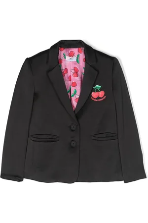 Chiara Ferragni Logo-print satin blazer