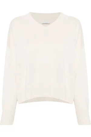 Brunello Cucinelli Monili-chain cashmere jumper