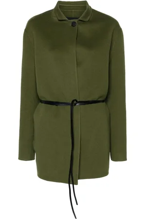 Fabiana Filippi Belted single-breasted coat