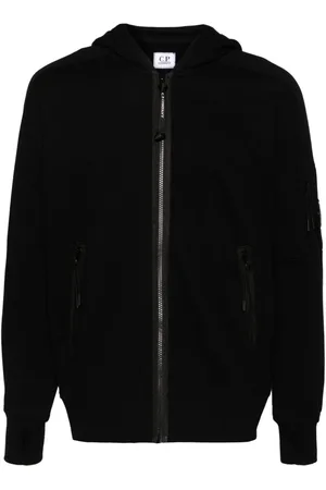 C.P. Company Lens-detailed cotton hoodie