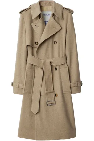 Burberry Double-breasted cashmere trench coat