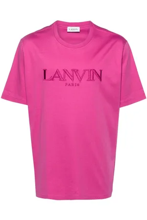 Lanvin Logo-embroidered cotton T-shirt