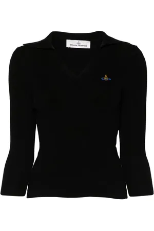 Vivienne Westwood Orb-embroidered polo jumper
