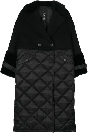 Blancha Double-breasted panelled coat