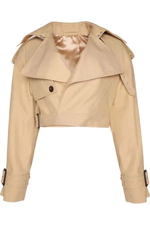 WARDROBE.NYC Perfecto cropped trench jacket