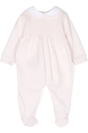 SIOLA Smocked-panel pajamas