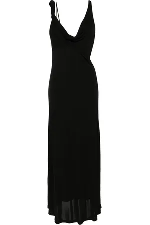 Totême Twist-detailed crepe maxi dress