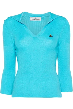 Vivienne Westwood Orb-embroidered polo jumper