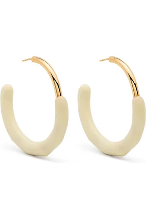 SUNNEI Large rubberised hoop earrings