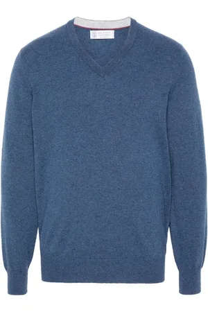 Brunello Cucinelli V-neck cashmere jumper