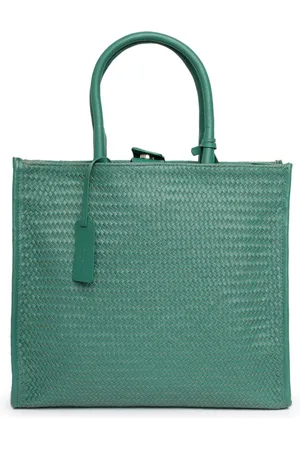 Sarah Chofakian Tresse woven leather tote bag