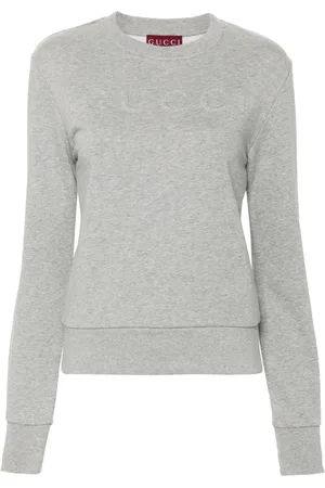 Gucci Logo-embossed cotton sweatshirt