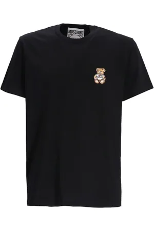 Moschino Teddy bear appliqué cotton t-shirt