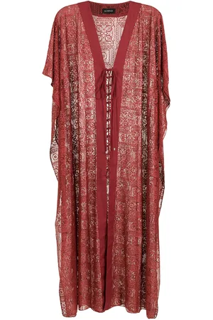 Olympiah Kaftar plunge-neck beach dress