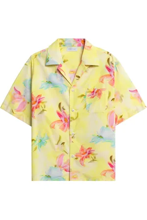 JOHN ELLIOTT Twisted Sun-print cotton shirt