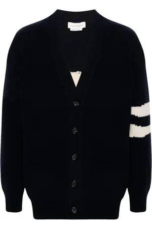 Alexander McQueen Skull intarsia-knit cardigan