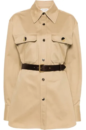 Saint Laurent Belted Saharienne shirt