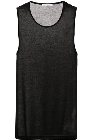 Ami Scoop-neck tank top