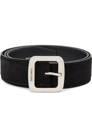Tom Ford Engraved logo buckled belt
