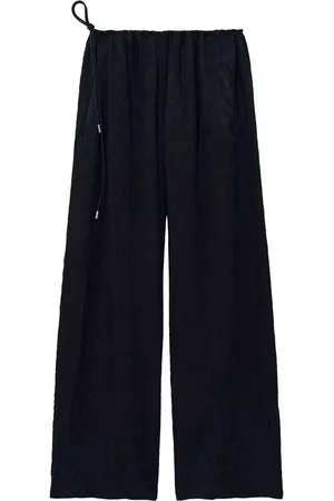 Proenza Schouler Anders crinkled-finish trousers