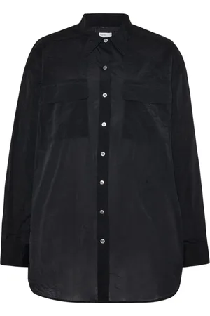 ROSETTA GETTY Pointed-collar button-up shirt