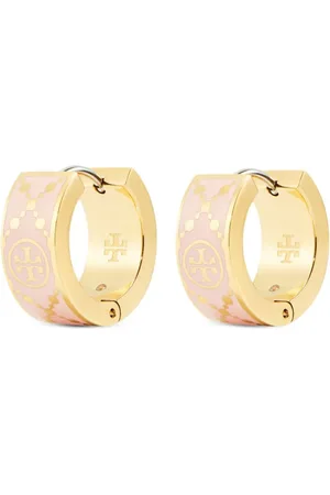 Tory Burch T Monogram hoop earring